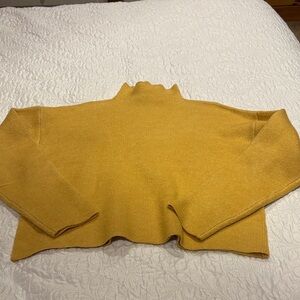 Pink Lily Mustard Turtleneck Sweater